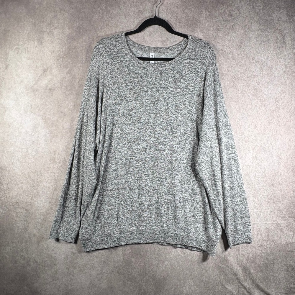 Athleta Sweatshirt Womens XL‎ Gray Purist Pullover Long Sleeve Heathered Soft